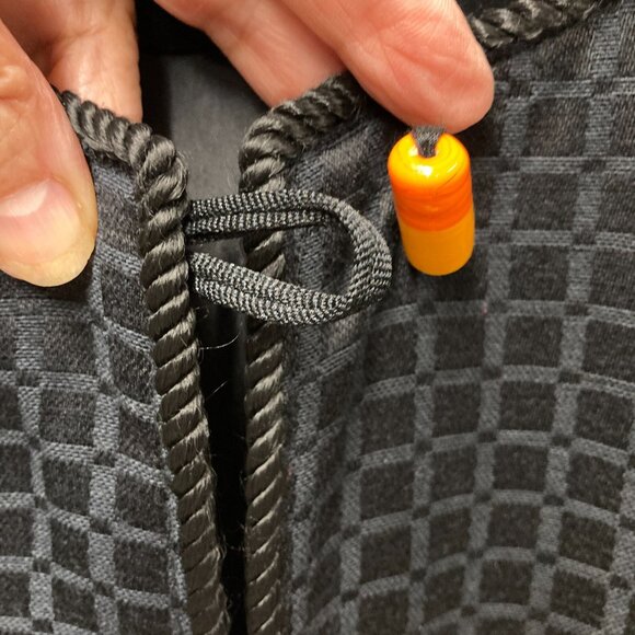 Allure Black Jacket, Size‎ Large, Embroidered Applique Tropical Birds Flowers - Picture 7 of 14